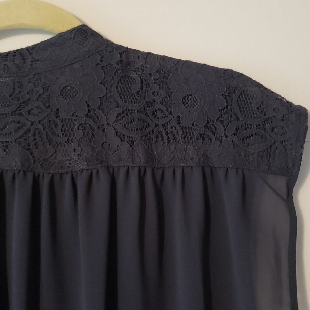 Simply Vera - Vera Wang Top Sheer & Lace PL - Picture 6 of 6